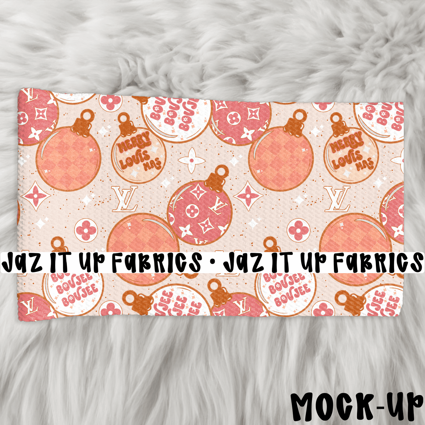 5xWOF BULL BOUJEE ORNAMENTS