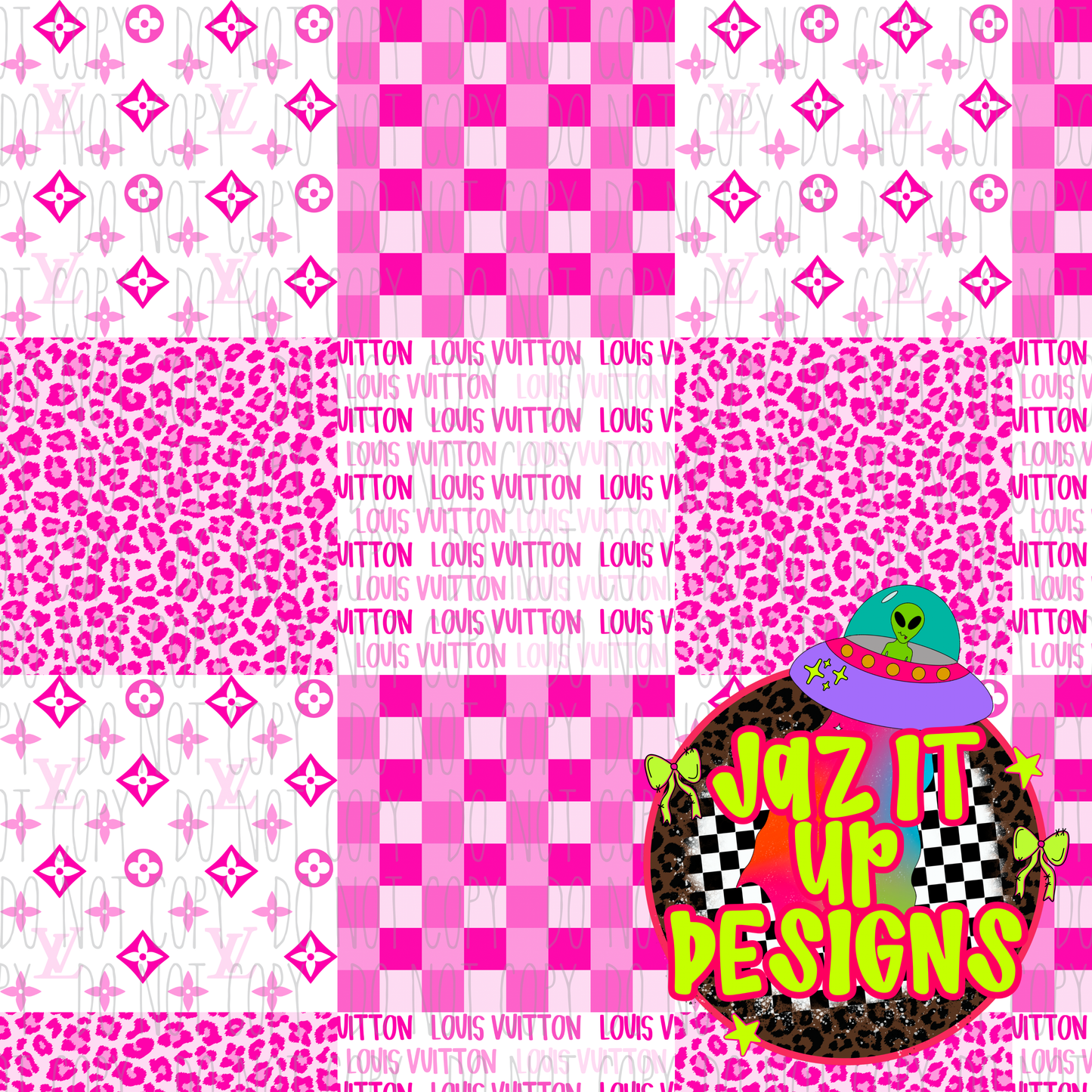 *Digital File* Boujee Check 300DPI Seamless File