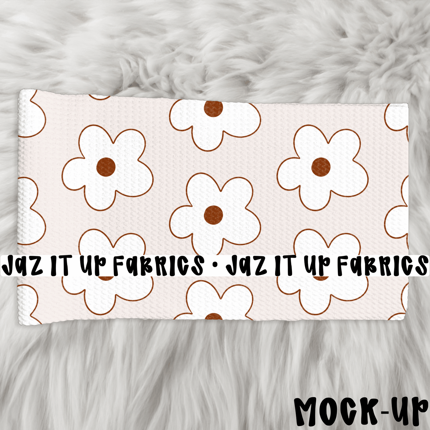 5xWOF BULL NEUTRAL FLORAL