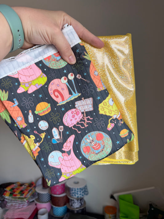 Sponge Wide 1Y + Yellow Glitter4Way 1Y