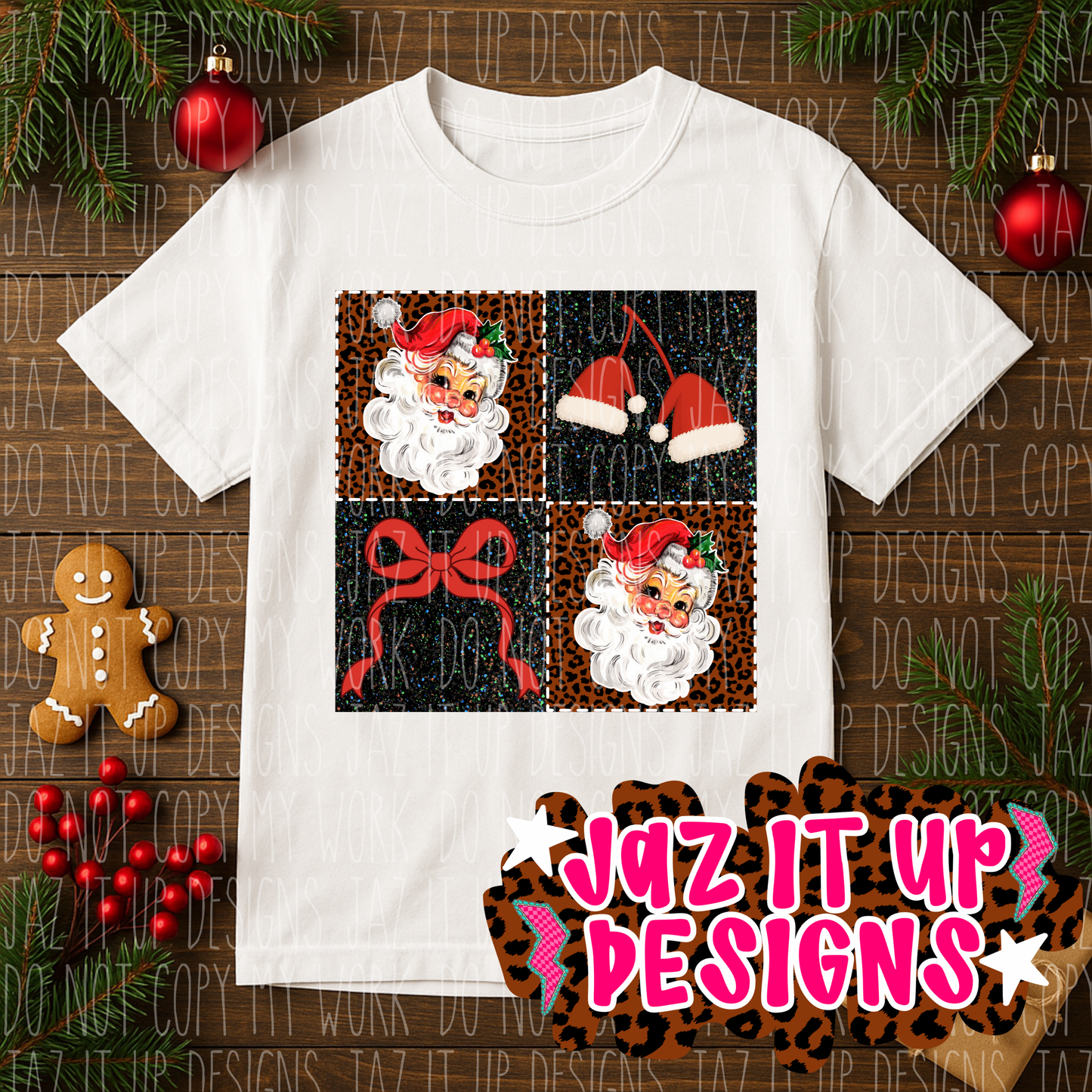 TRENDY SANTA CHECK PNG
