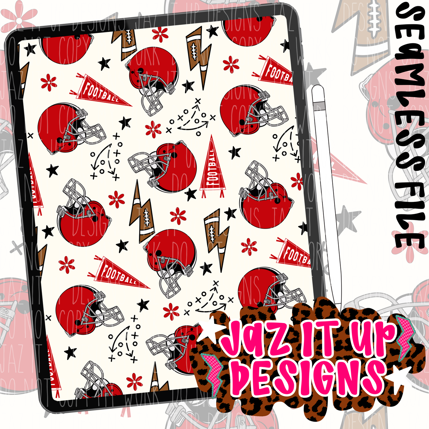 FOOTBALL - RED HELMET