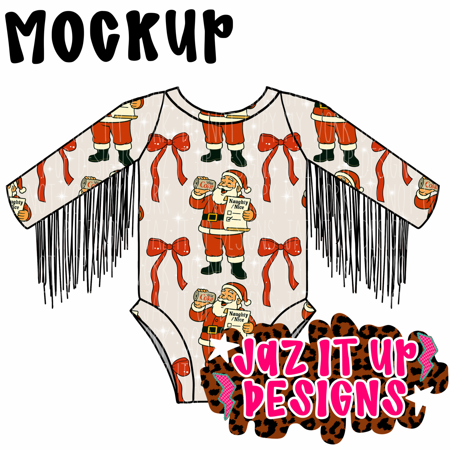 DIET CC SODA POP SANTA