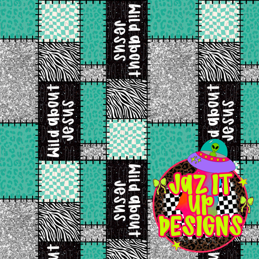 *Digital File* Wild About Jesus 300DPI Seamless File