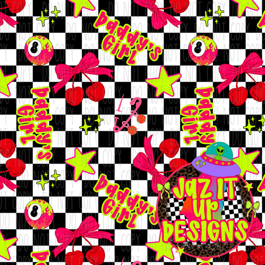 *Digital File* Daddy’s Girl 300DPI Seamless File