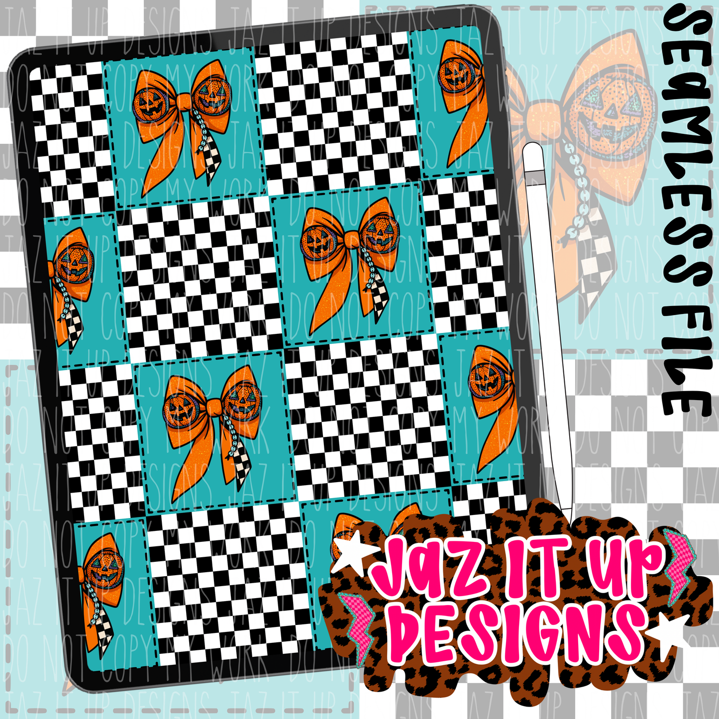 CHECKERED PUMPKIN COQUETTE