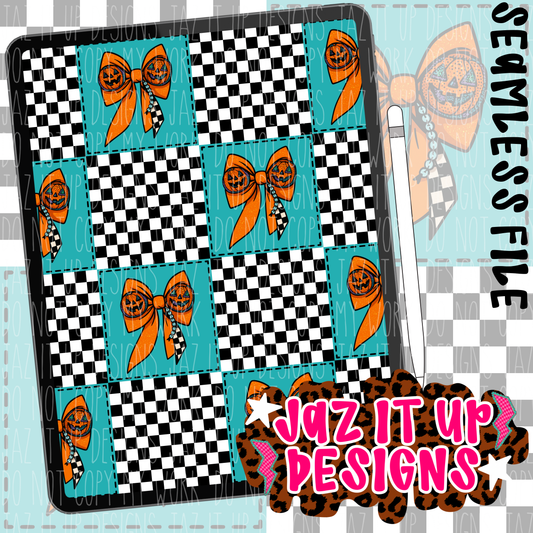 CHECKERED PUMPKIN COQUETTE