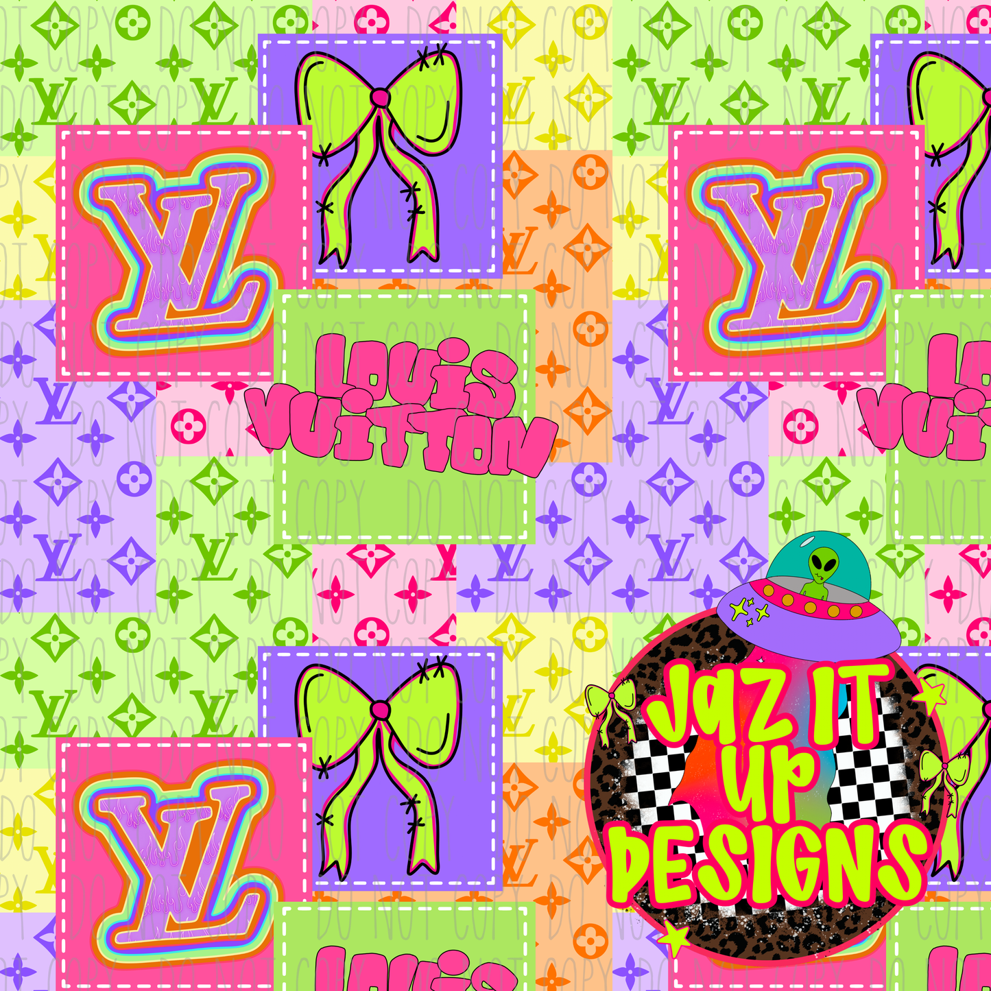 *Digital File* Boujee Rainbow Patch 300DPI Seamless File