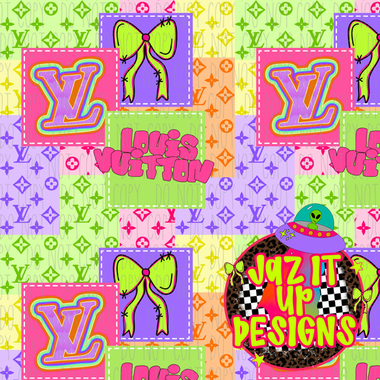 *Digital File* Boujee Rainbow Patch 300DPI Seamless File