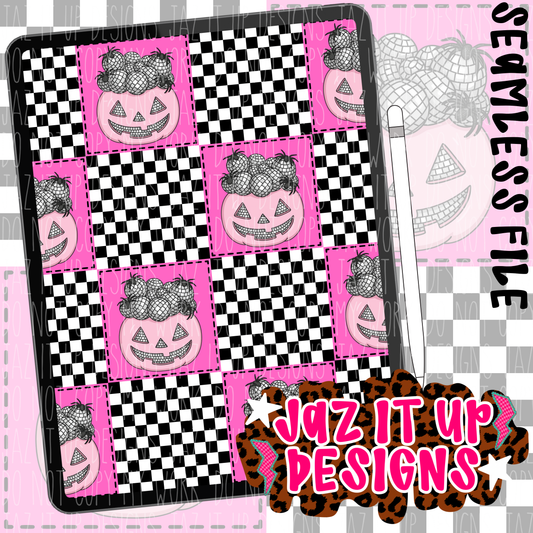 CHECKERED DISCO PUMPKINS