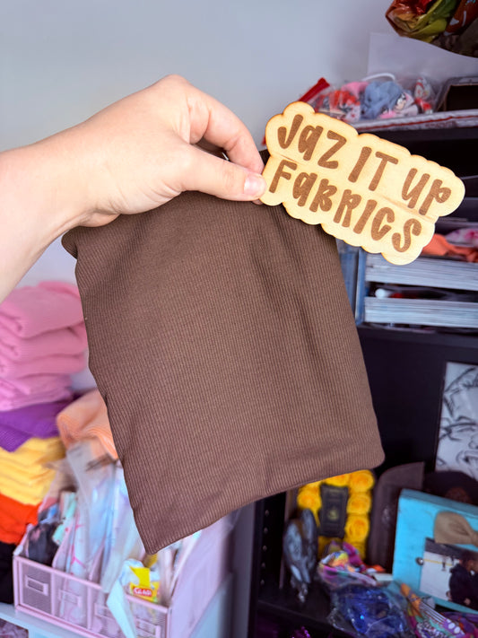 Brown 2x2 Skinny Rib 1Y