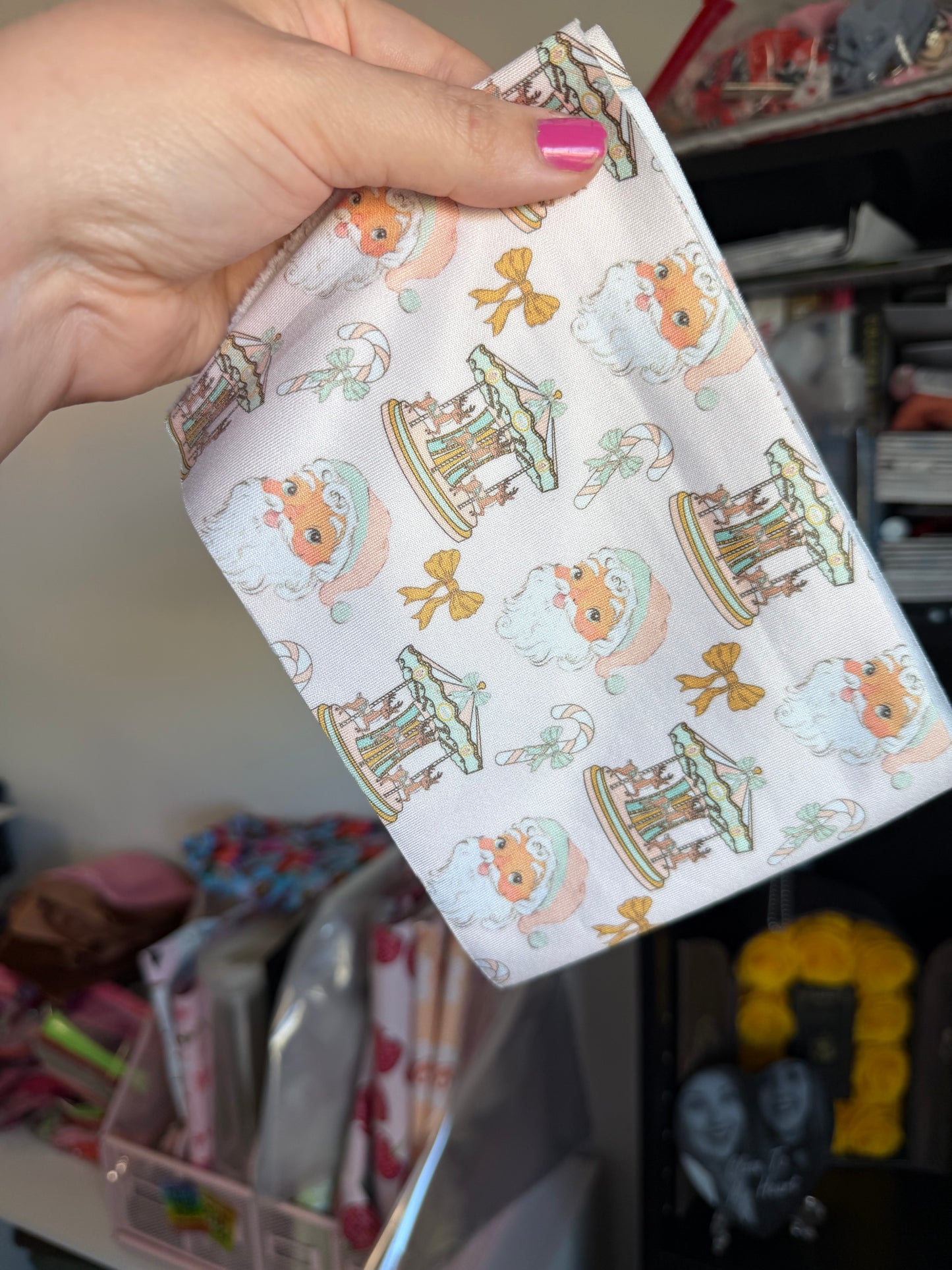 5xWOF THIN SCUBA VINTAGE SANTA