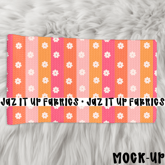 5xWOF BULL FLORAL STRIPES