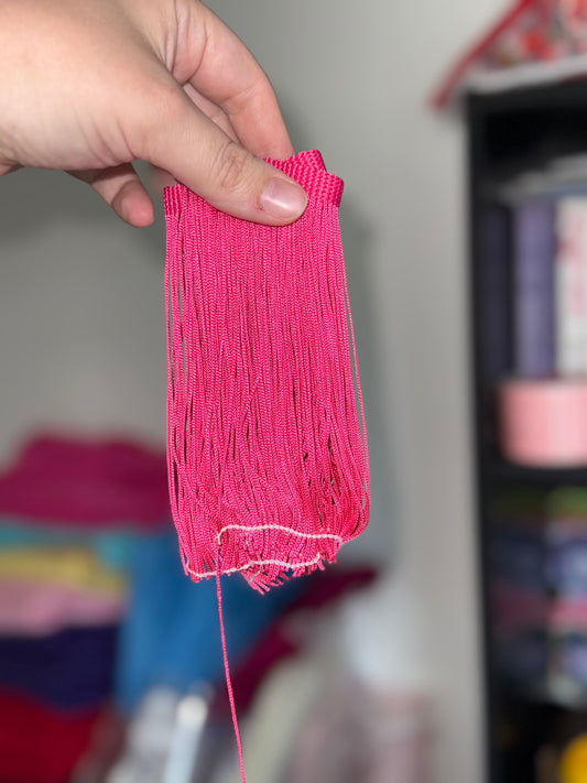 Hot Pink Fringe