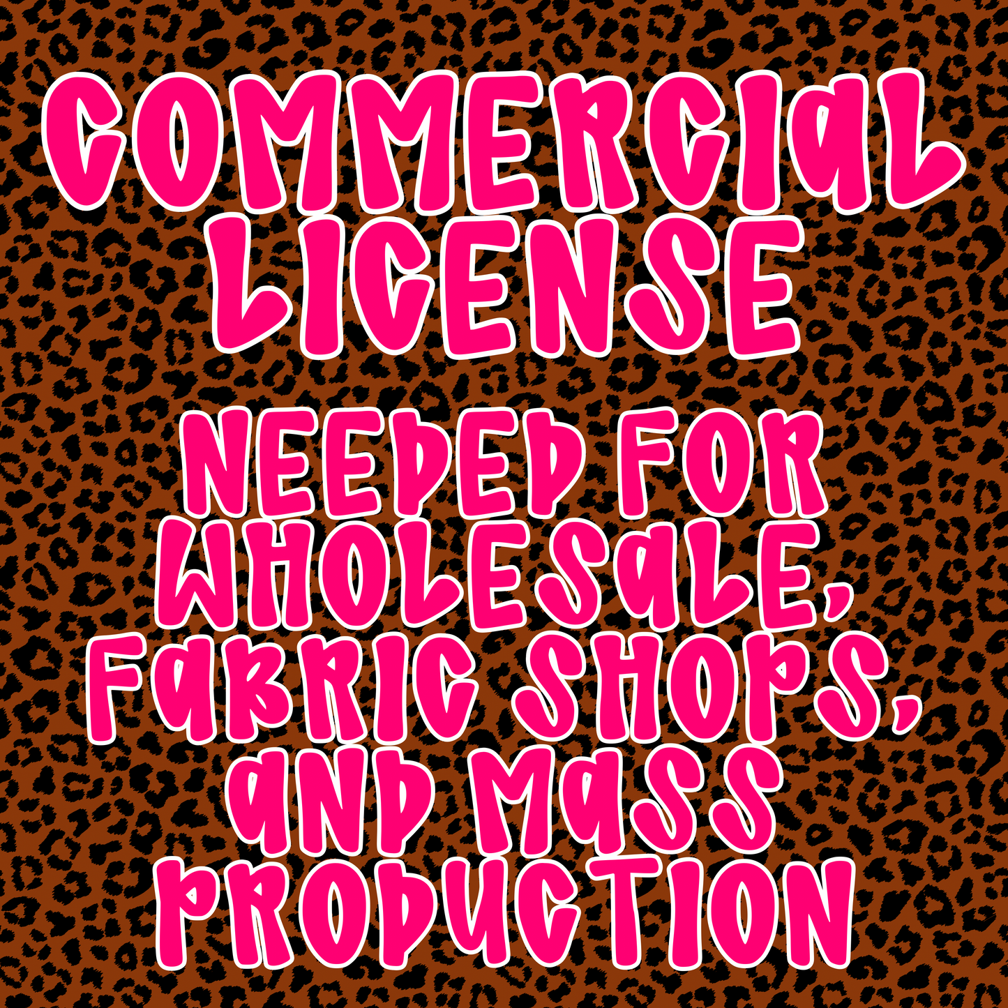 COMMERCIAL LICENSE