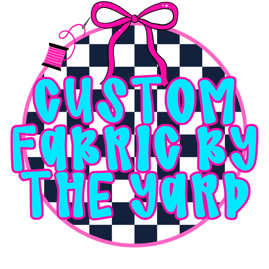 CUSTOM PRINT FABRIC BY THE YARD  - POLY BASES