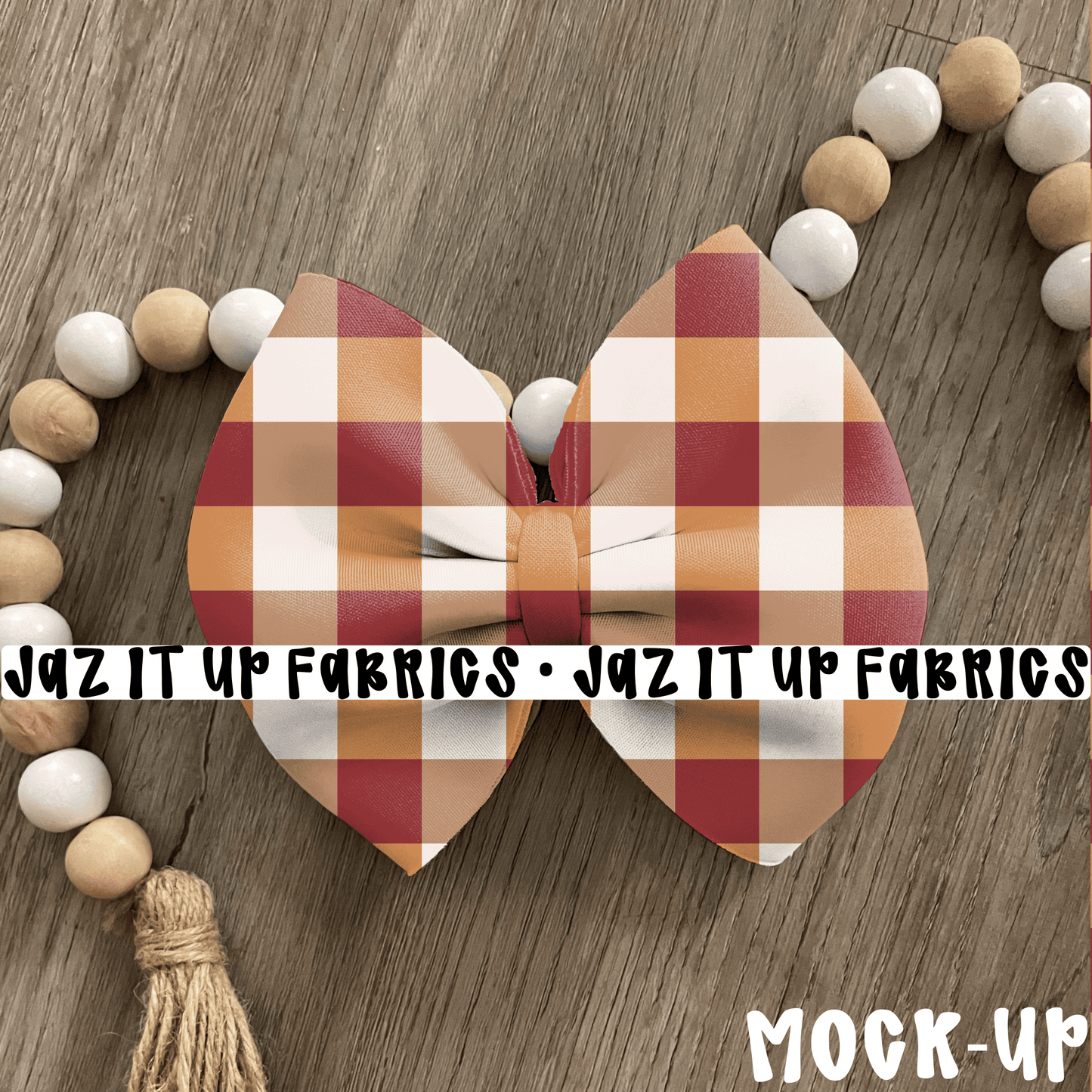 5xWOF THIN SCUBA FALL PLAID