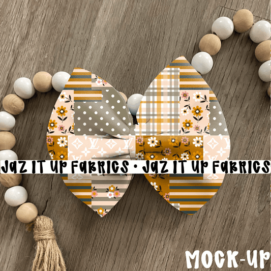 5xWOF THIN SCUBA FALL PATCHWORK