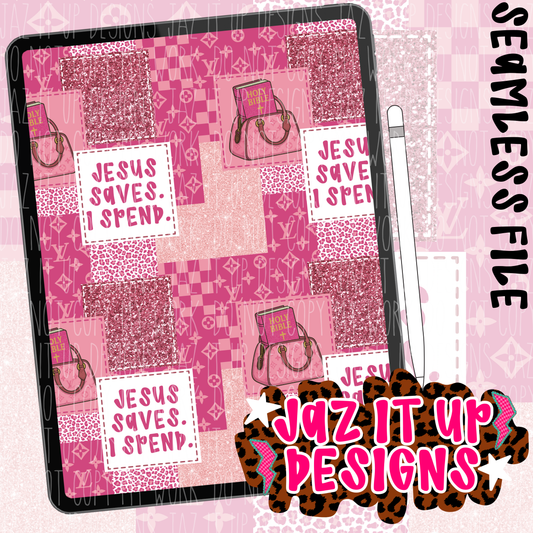 JESUS SAVES. I SPEND.